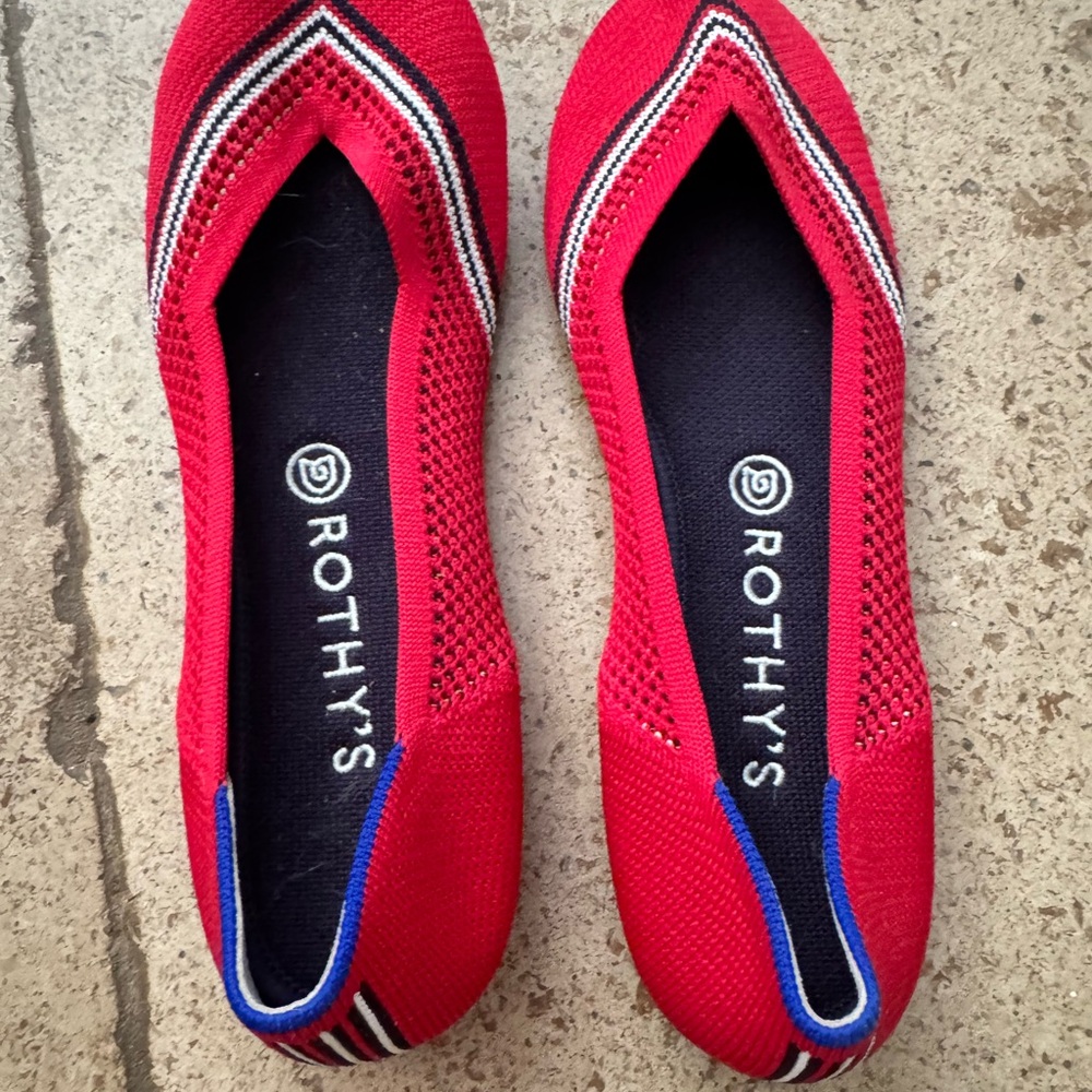 Rothy's Women's Red Flats